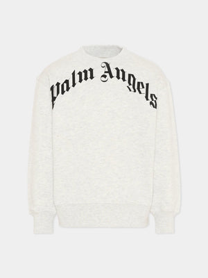 Felpa con maxi logo PBBA012S26FLE001 /101 PALM ANGELS 