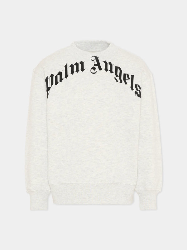 Felpa con maxi logo PBBA012S26FLE001 /101 PALM ANGELS 