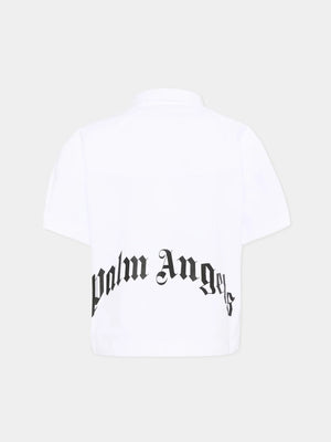 Camicia a maniche corte con logo PBGG003S26FAB001 /2 PALM ANGELS 