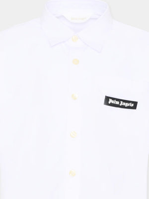 Camicia a maniche corte con logo PBGG003S26FAB001 /2 PALM ANGELS 