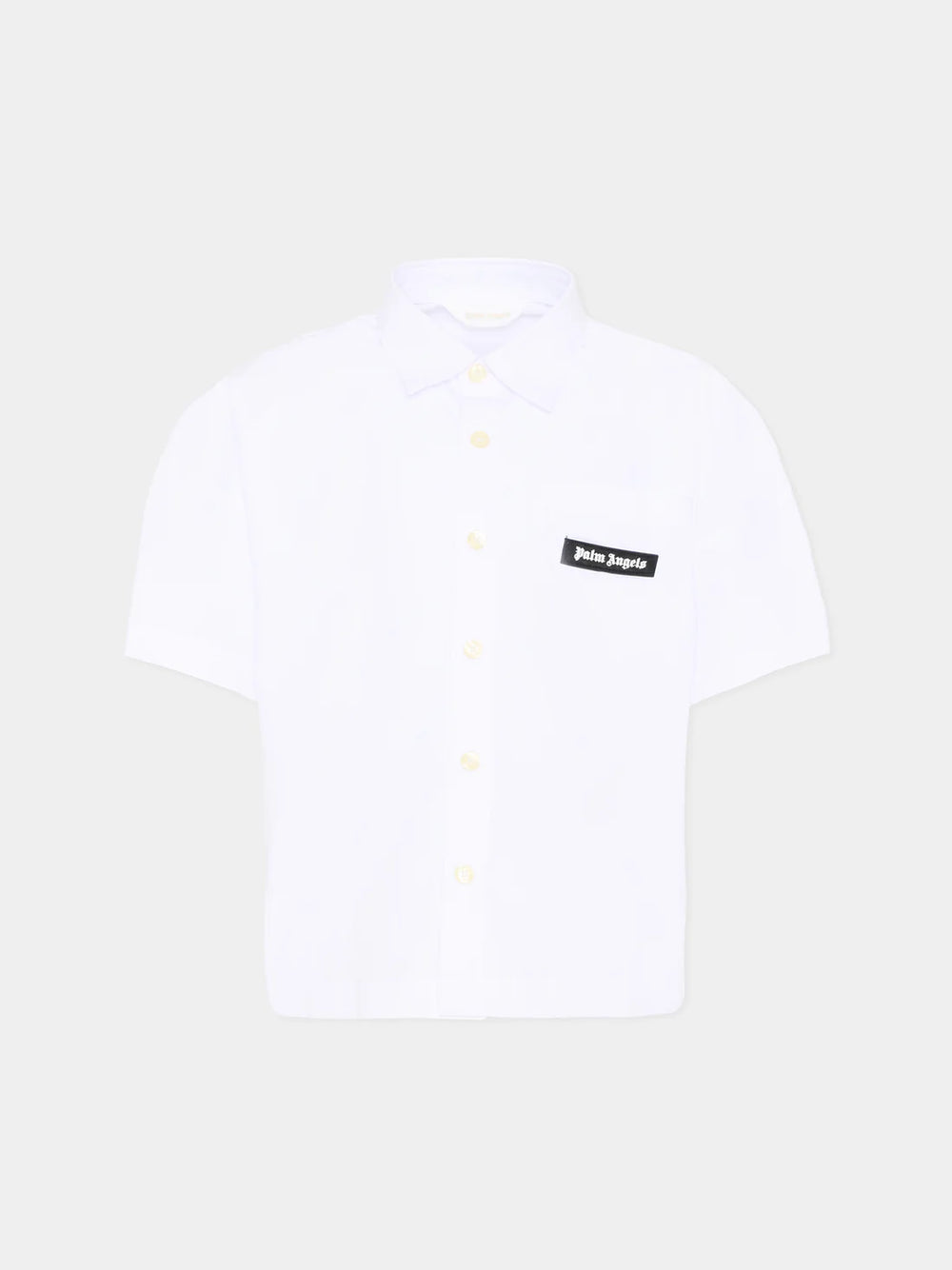 Camicia a maniche corte con logo PBGG003S26FAB001 /2 PALM ANGELS 