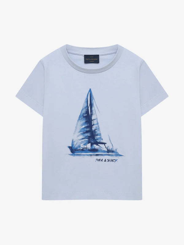T-shirt con stampa WOM00H LAA54 /40452 PAUL & SHARK 
