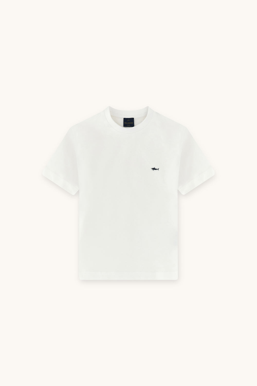 T-shirt con logo ricamato WUM004 LAA54 /10101 PAUL & SHARK 