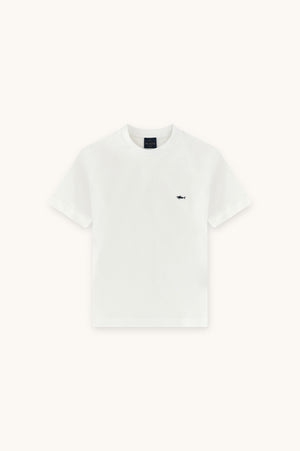 T-shirt con logo ricamato WUM004 LAA54 /10101 PAUL & SHARK 
