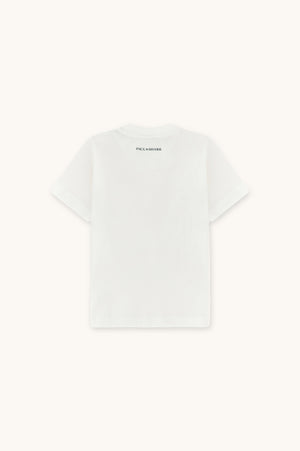 T-shirt con logo ricamato WUM004 LAA54 /10101 PAUL & SHARK 