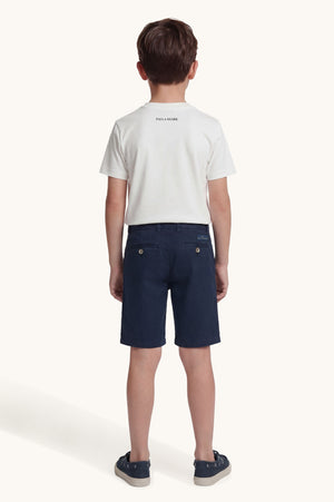 T-shirt con logo ricamato WUM004 LAA54 /10101 PAUL & SHARK 
