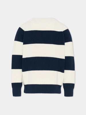 Maglione a righe WUW001 LHE85 /86611 PAUL & SHARK 