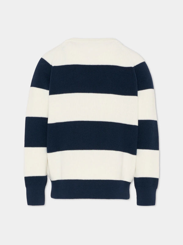 Maglione a righe WUW001 LHE85 /86611 PAUL & SHARK 
