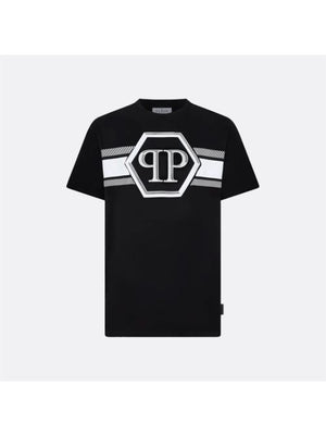 T-shirt con logo stampato S6PHJBTH054 /110 PHILIPP PLEIN JUNIOR 