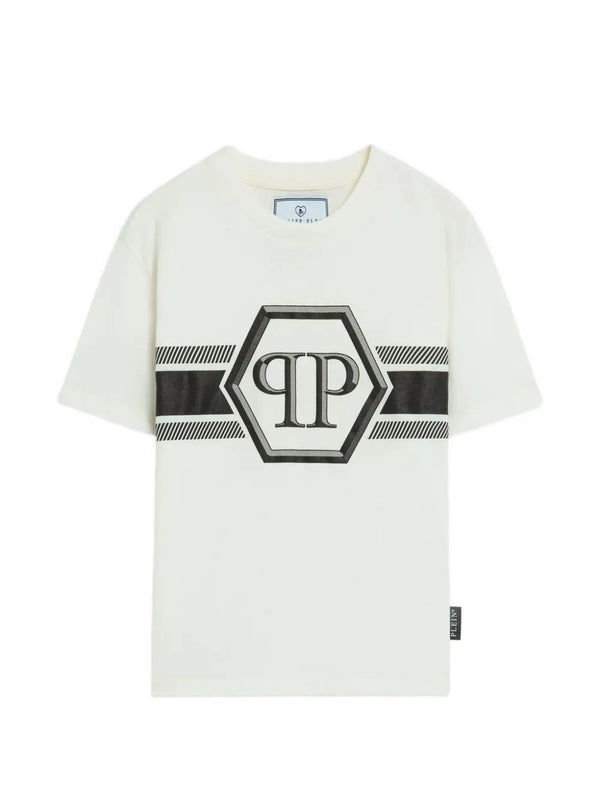 T-shirt con logo stampato S6PHJBTH054 /2 PHILIPP PLEIN JUNIOR 