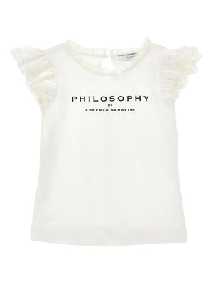 T-Shirt Philosophy con rouches I1G600 7201 /1 PHILOSOPHY KIDS 