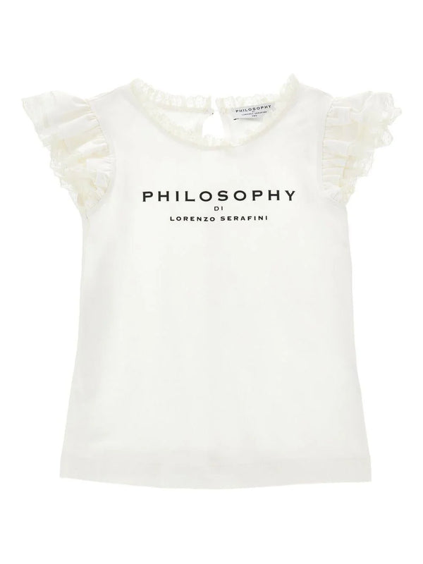 T-Shirt Philosophy con rouches I1G600 7201 /1 PHILOSOPHY KIDS 