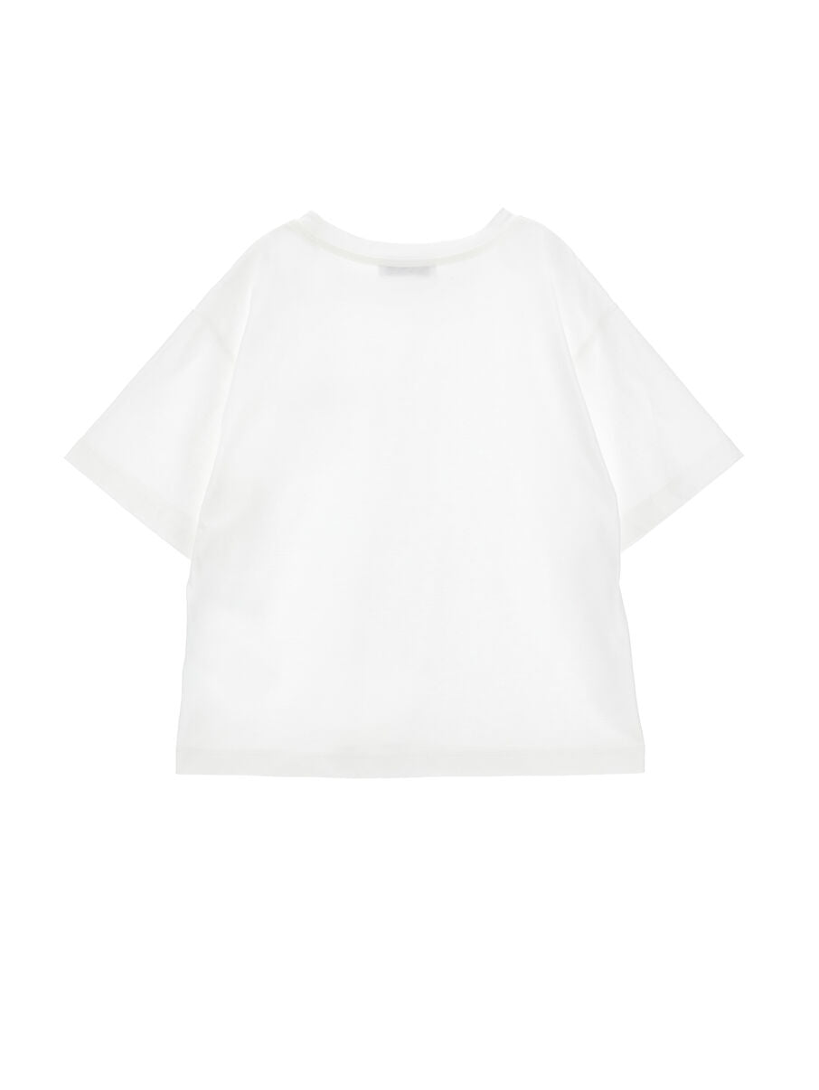 T-shirt ricamo scritta I1G609 7206 /1 PHILOSOPHY KIDS 