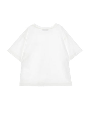 T-shirt ricamo scritta I1G609 7206 /1 PHILOSOPHY KIDS 