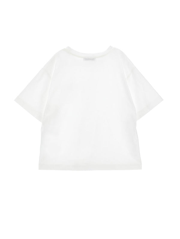 T-shirt ricamo scritta I1G609 7206 /1 PHILOSOPHY KIDS 