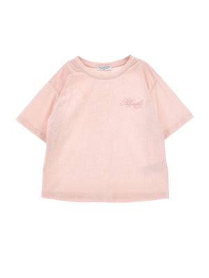 T-shirt ricamo scritta I1G609 7206 /94 PHILOSOPHY KIDS 