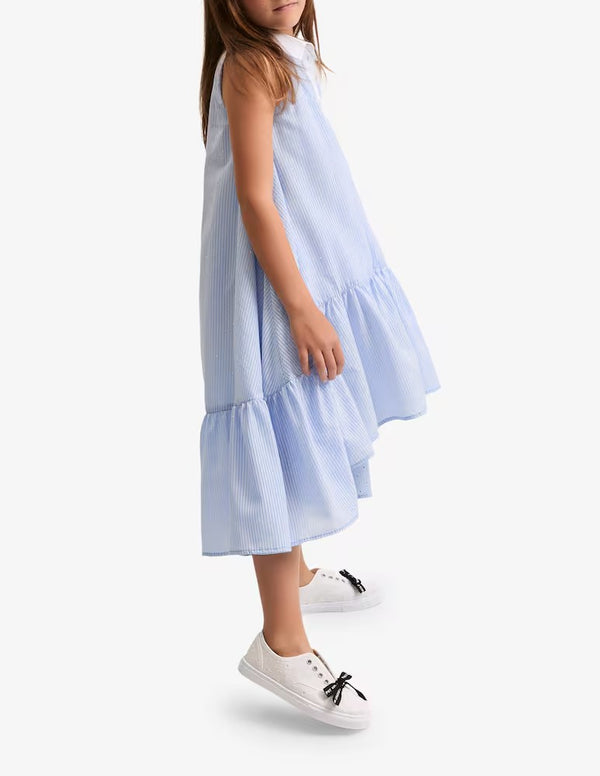 Abito a righe  con decorazione a strass I1G912 7316 /58 PHILOSOPHY KIDS 