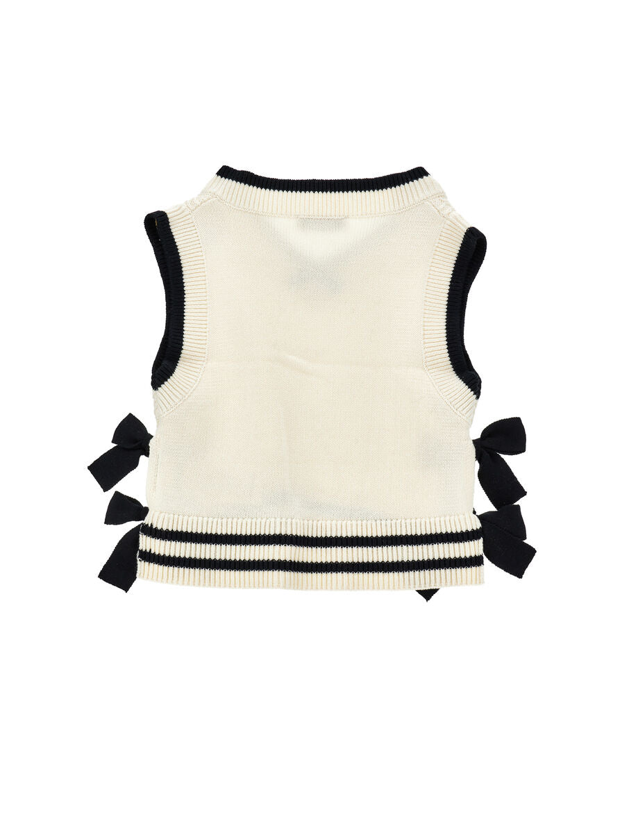 Gilet con fiocchi I9G306 7034 /150 PHILOSOPHY KIDS 