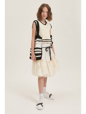 Gilet con fiocchi I9G306 7034 /150 PHILOSOPHY KIDS 