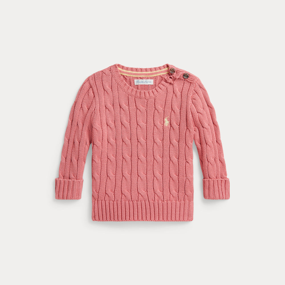 Maglione in cotone a trecce 320702674 /501 POLO RALPH LAUREN 