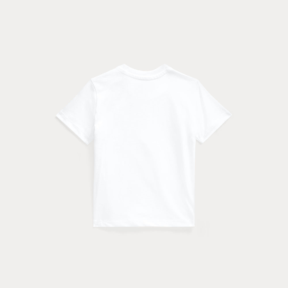 T-shirt in jersey di cotone con scollo a girocollo 320832904 /033 POLO RALPH LAUREN 
