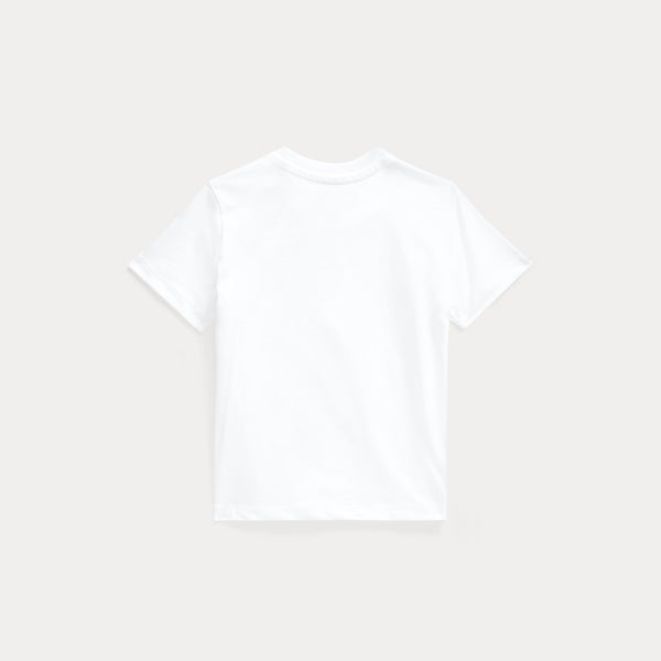 T-shirt in jersey di cotone con scollo a girocollo 320832904 /033 POLO RALPH LAUREN 