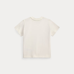 T-shirt in jersey di cotone con l'orso polo 320A12428 /002 POLO RALPH LAUREN 