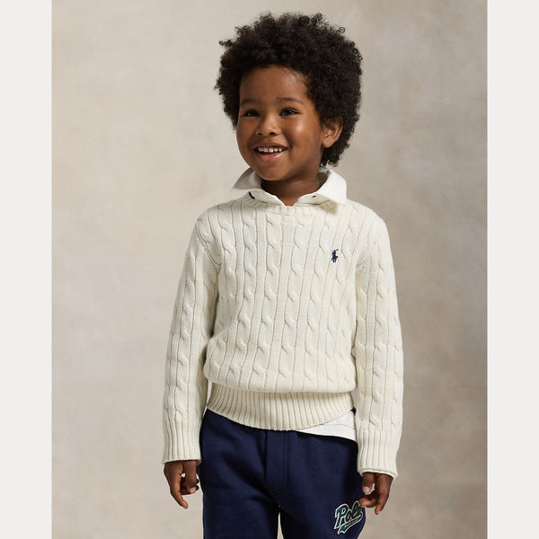 Maglione in cotone a trecce 322702674 /024 POLO RALPH LAUREN 