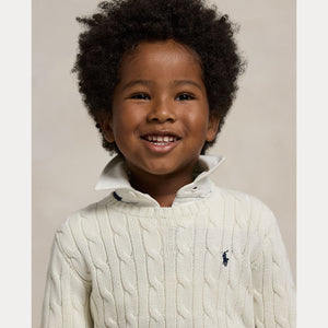 Maglione in cotone a trecce 322702674 /024 POLO RALPH LAUREN 