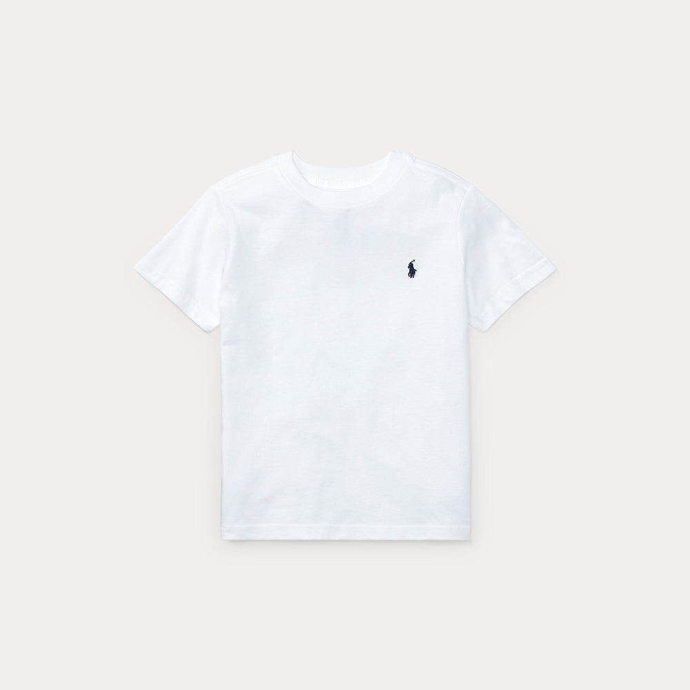 T-shirt in jersey di cotone con scollo a girocollo 322832904 /035 POLO RALPH LAUREN 