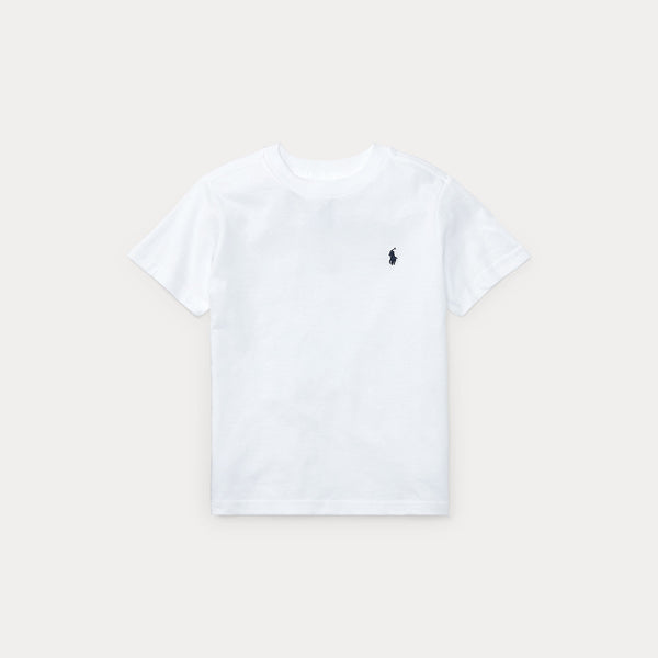 T-shirt in jersey di cotone con scollo a girocollo 322832904 /035 POLO RALPH LAUREN 
