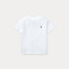 T-shirt in jersey di cotone con scollo a girocollo