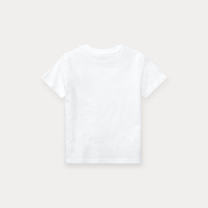 T-shirt in jersey di cotone con scollo a girocollo 322832904 /035 POLO RALPH LAUREN 