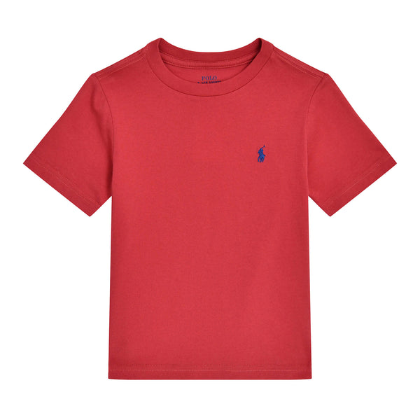 T-shirt in jersey di cotone con scollo a girocollo 322832904 /513 POLO RALPH LAUREN 