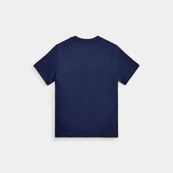 T-shirt in jersey di cotone con l'orso polo 322A12428 /001 POLO RALPH LAUREN 