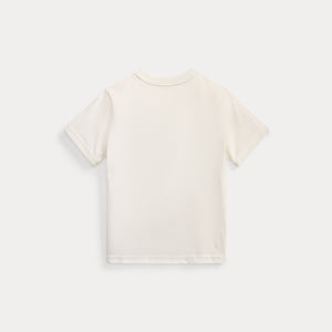 T-shirt in jersey di cotone con l'orso polo 322A12428 /002 POLO RALPH LAUREN 