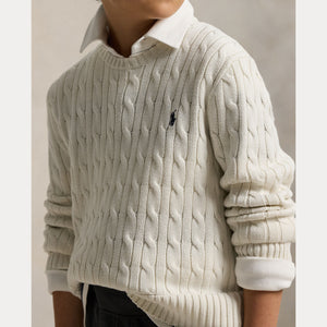 Maglione in cotone a trecce 323702674 /024 POLO RALPH LAUREN 