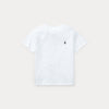 T-shirt in jersey di cotone con scollo a girocollo