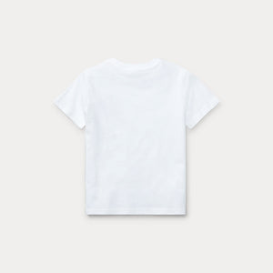 T-shirt in jersey di cotone con scollo a girocollo 323832904 /035 POLO RALPH LAUREN 