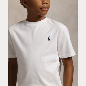 T-shirt in jersey di cotone con scollo a girocollo 323832904 /035 POLO RALPH LAUREN 