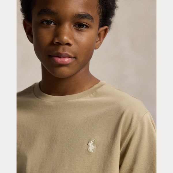 T-shirt in jersey di cotone con scollo a girocollo 323832904 /191 POLO RALPH LAUREN 