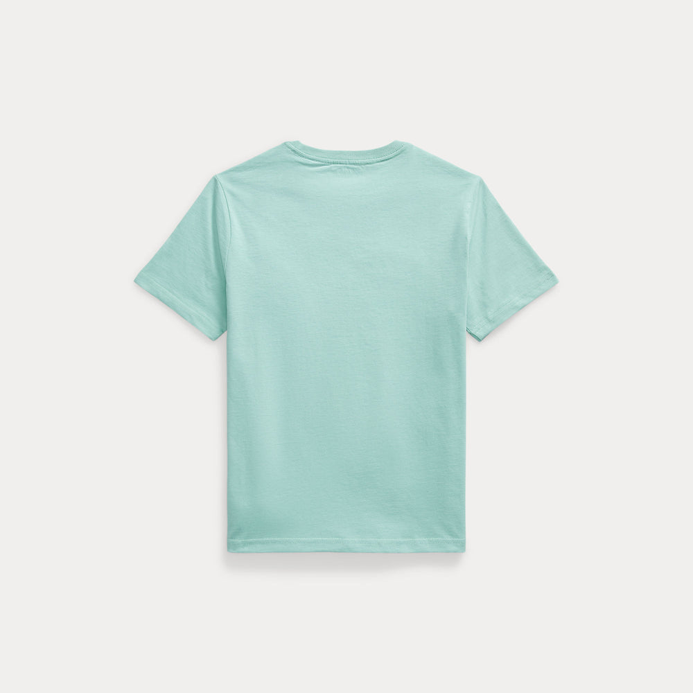 T-shirt in jersey di cotone con scollo a girocollo 323832904 /506 POLO RALPH LAUREN 