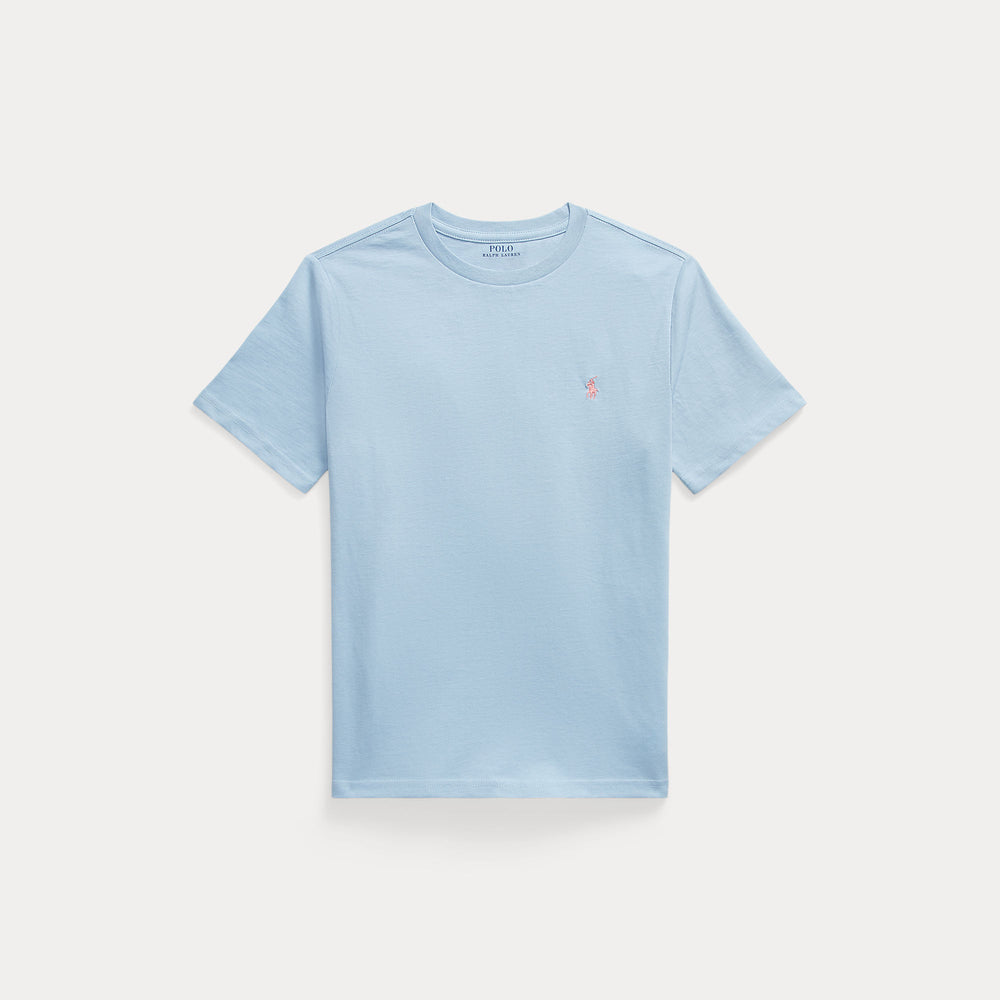 T-shirt in jersey di cotone con scollo a girocollo 323832904 /509 POLO RALPH LAUREN 