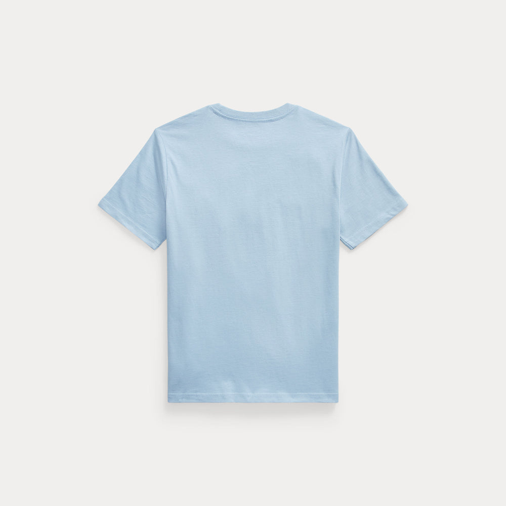 T-shirt in jersey di cotone con scollo a girocollo 323832904 /509 POLO RALPH LAUREN 