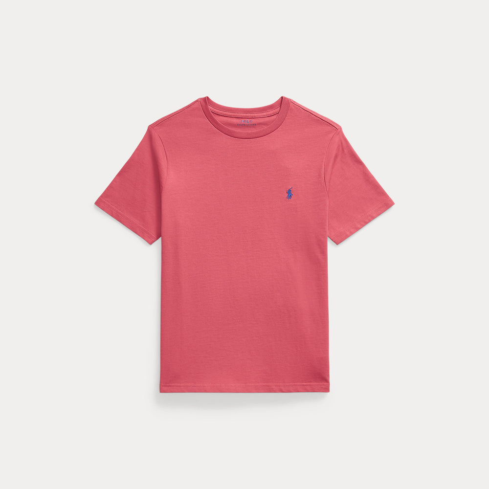 T-shirt in jersey di cotone con scollo a girocollo 323832904 /512 POLO RALPH LAUREN 