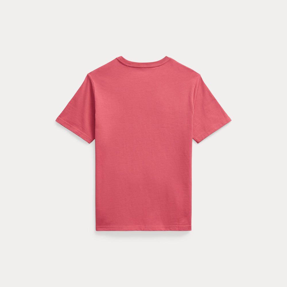 T-shirt in jersey di cotone con scollo a girocollo 323832904 /512 POLO RALPH LAUREN 