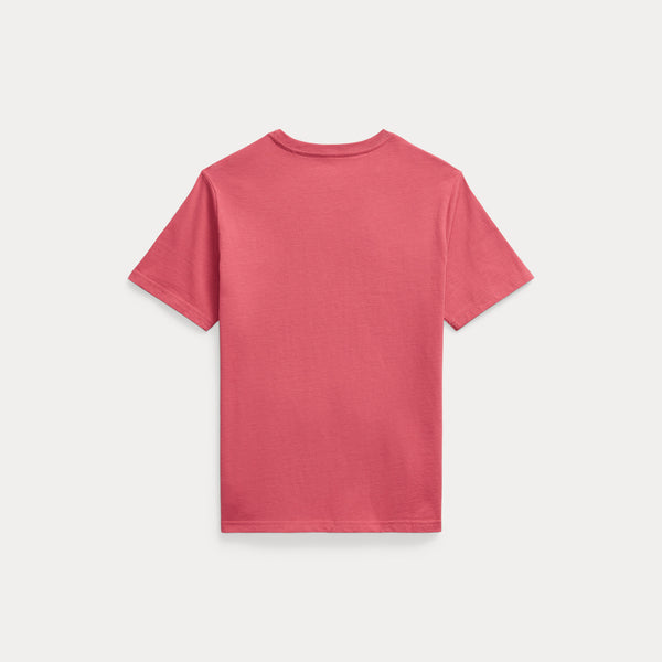 T-shirt in jersey di cotone con scollo a girocollo 323832904 /512 POLO RALPH LAUREN 