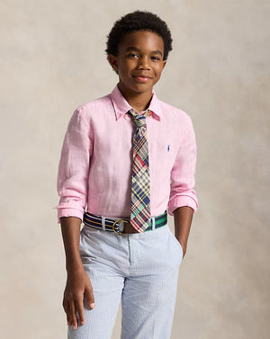 Camicia in lino 323967600 /002 POLO RALPH LAUREN 