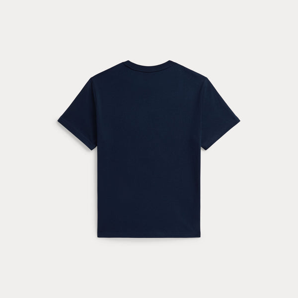 T-shirt in jersey di cotone con l'orso polo 323A12428 /002 POLO RALPH LAUREN 