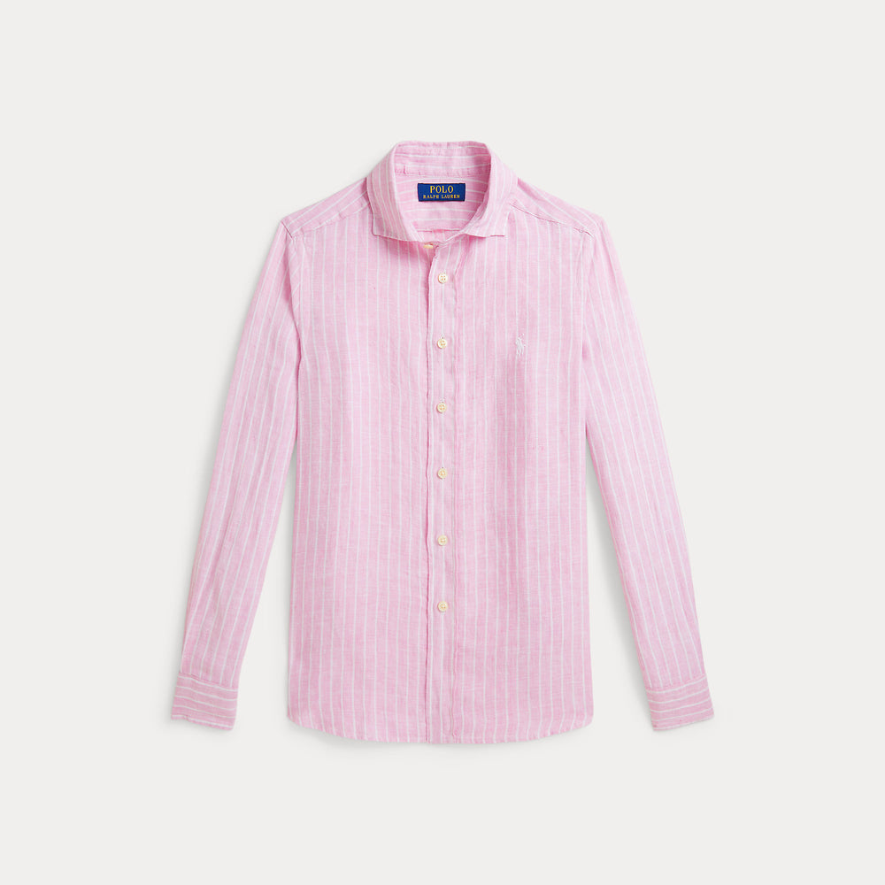 Camicia in lino a righe 323A13343 /001 POLO RALPH LAUREN 